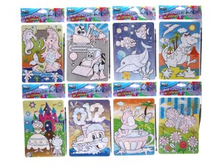 ! MINI PUZZLE DO KOLOROWANIA MIX