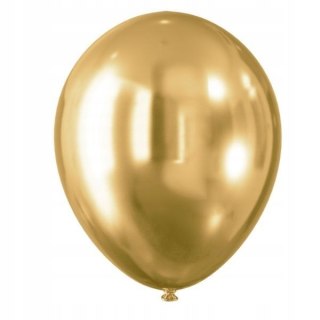 Balony Efekt chromu (5 szt.) ZŁOTE