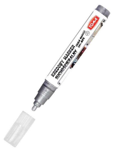 Marker kredowy TO-296 SREBRNY