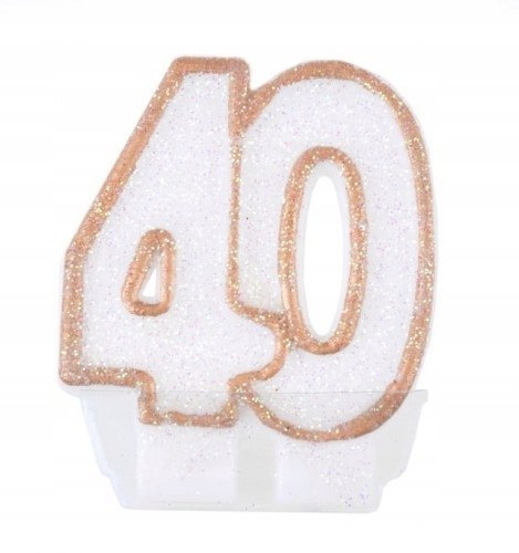 Świeczka jubileuszowa 40 Świeczka jubileuszowa 40