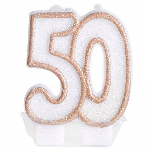 Świeczka jubileuszowa 50