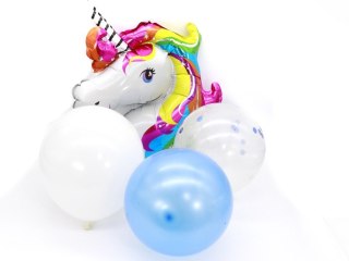Zestaw balonów jednorożec