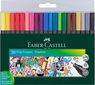 CIENKOPISY 20 KOL. W ETUI FABER-CASTELL