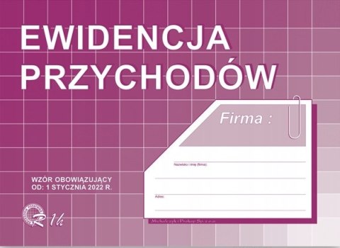 DRUK EWIDENCJA PRZYCHODU A5 R01-H MICHALCZYK