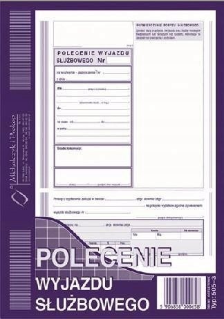 DRUK POLECENIE WYJ SŁUŻB 505-3 DRUK POLECENIE WYJ SŁUŻB 505-3