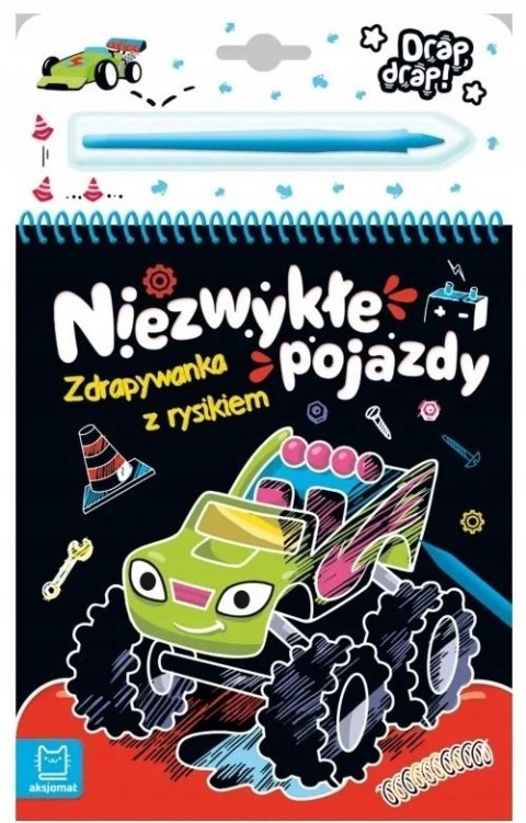Niezwykłe pojazdy. Zdrapywanka z rysikiem
