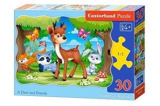 Puzzle 30 el. Deer and friends