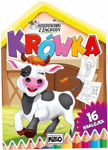 KOLOROWANKI Z ZAGRODY - KRÓWKA NIKO