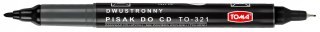 MARKER DO CD (20) CZARNY TO-321 DWUSTRONNY