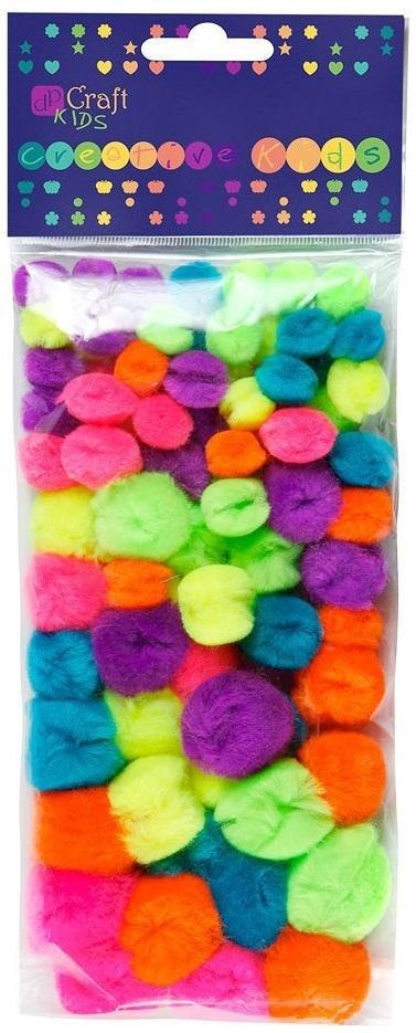 POMPONY AKRYLOWE NEON 78SZT. DPCRAFT POMPONY AKRYLOWE NEON 78SZT. DPCRAFT