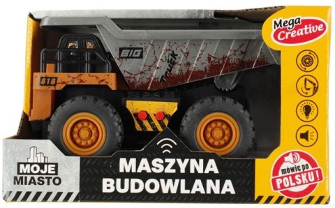 AUTO CIĘŻAROWE WYWROTKA Z DŹWIĘKIEM 19X11X10 MC