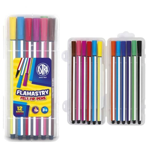 Flamastry heksagonalne 12kol. Flamastry heksagonalne 12kol.