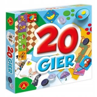 GRY RODZINNE - ZESTAW 20 GIER