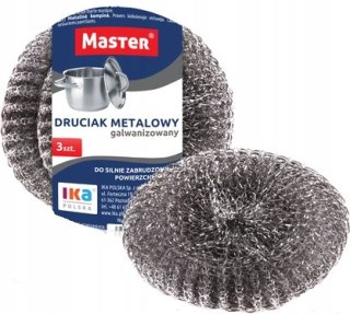 MYJKA DRUCIAK METALOWY DO NACZYŃ 3 sztuki