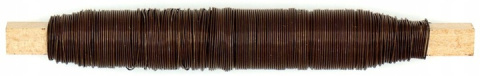 DRUT FLORYSTYCZNY BRĄZOWY 0,7MM/100G