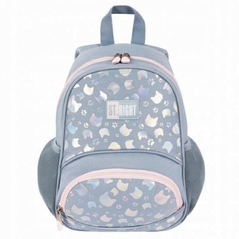 PLECAK MINI STRIGHT BP-70 SILVER CATS mkmo PLECAK MINI STRIGHT BP-70 SILVER CATS mkmo