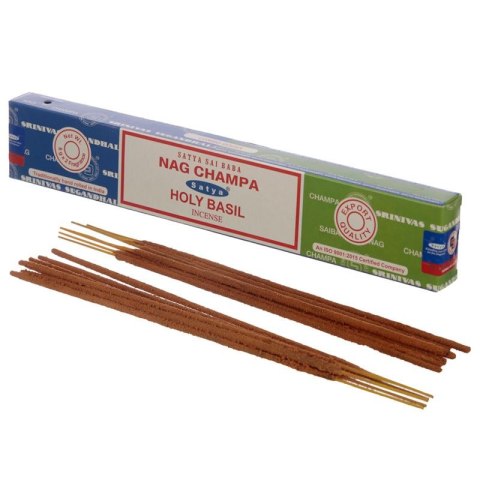 Satya Nag Champa i kadzidełka ze świętej bazylii Satya Nag Champa i kadzidełka ze świętej bazylii