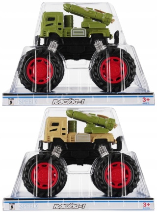 AUTO WOJSKOWE Z NAPĘDEM 31X21X22 MC KLOSZ