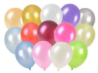 Balony metalizowane 100 szt.
