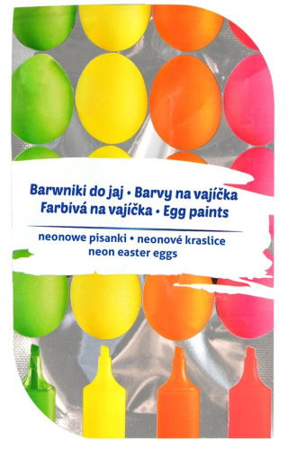 Barwniki do jaj - neonowe pisanki 4kol