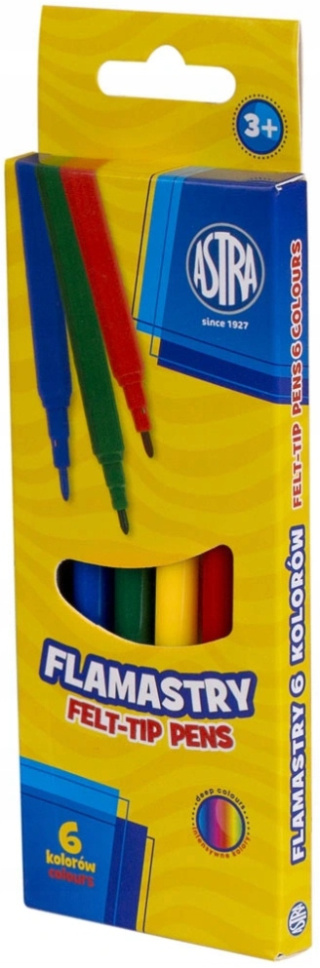 Flamastry Astra 6kol