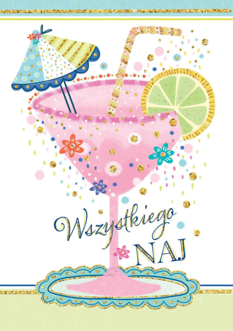 KARTKA B6 URODZINY MARTINI KARTKA B6 URODZINY MARTINI