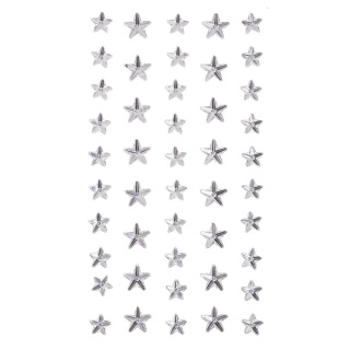 KRYSZTAŁKI SAMOPRZYLEPNE MIX GWIAZDKI 46SZT