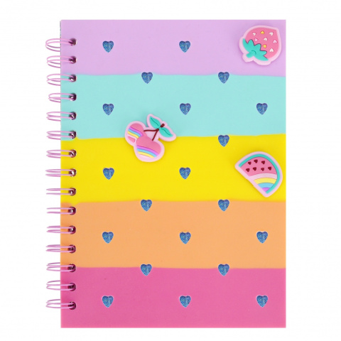 NOTES A5 LIN SILIKONOWA OKŁADKA FRUITS PBH NOTES A5 LIN SILIKONOWA OKŁADKA FRUITS PBH