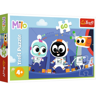 PUZZLE 60EL CZAS POZNAĆ MILO TREFL
