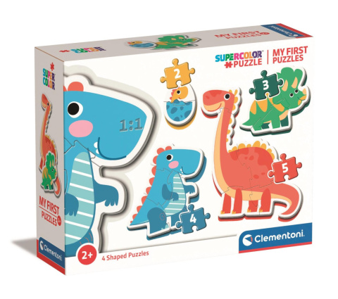 PUZZLE MOJE PIERWSZE 2,3,4,5EL CLM DINOZAURY PUD PUZZLE MOJE PIERWSZE 2,3,4,5EL CLM DINOZAURY PUD