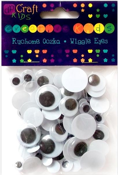 RUCHOME OCZKA MIX, 75 SZT. RUCHOME OCZKA MIX, 75 SZT.
