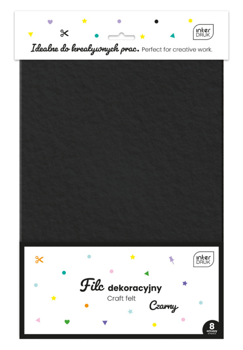YNJ FILC DEKORACYJNY CZARNY 1szt